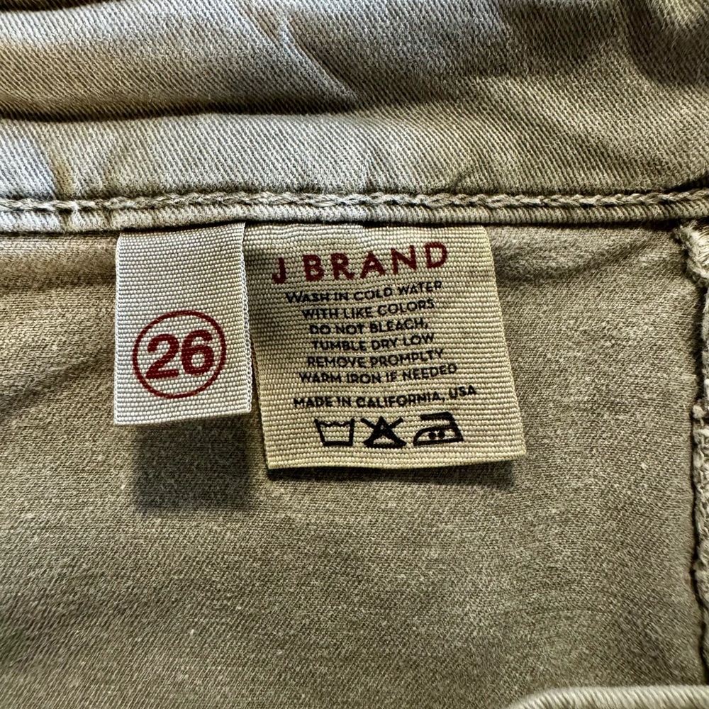 J Brand Greenish-Gray Denim Pants